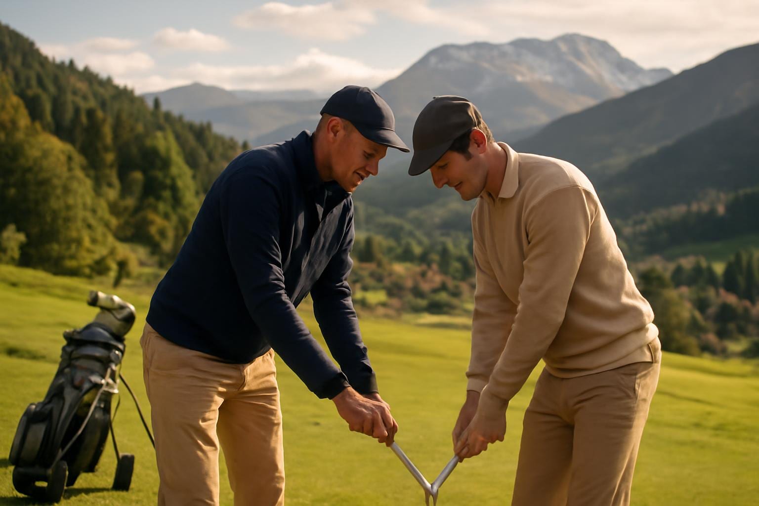golf coach lesson Les Gets Alps